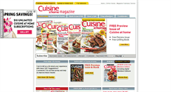 Desktop Screenshot of cuisineathome.com